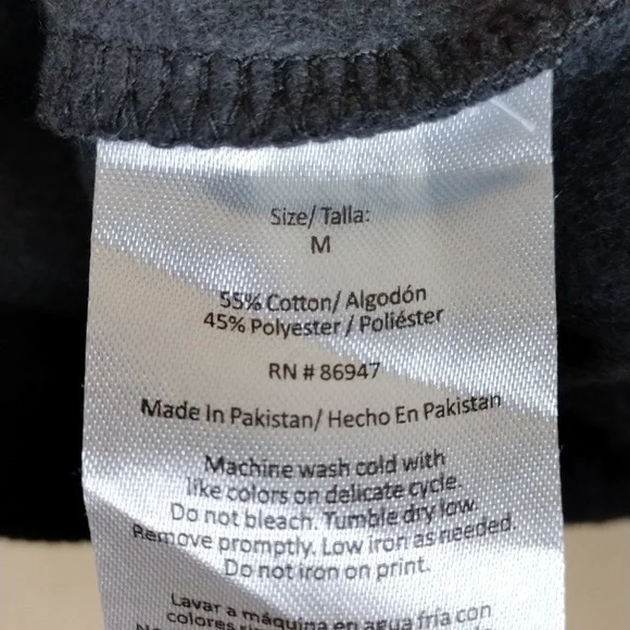 NWT Hyper Space NASA Casual Pullover Cotton Streetwear Black Graphic Hoodie - Picture 8 of 16